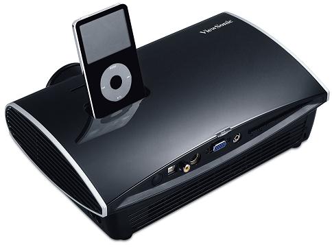 Proyector Viewsonic con base para iPod